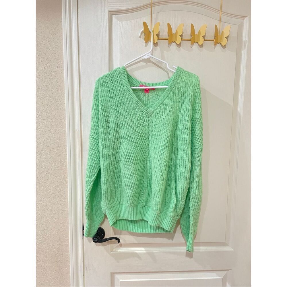 Lilly Pulitzer Pullover Knit Sweater Size Large
